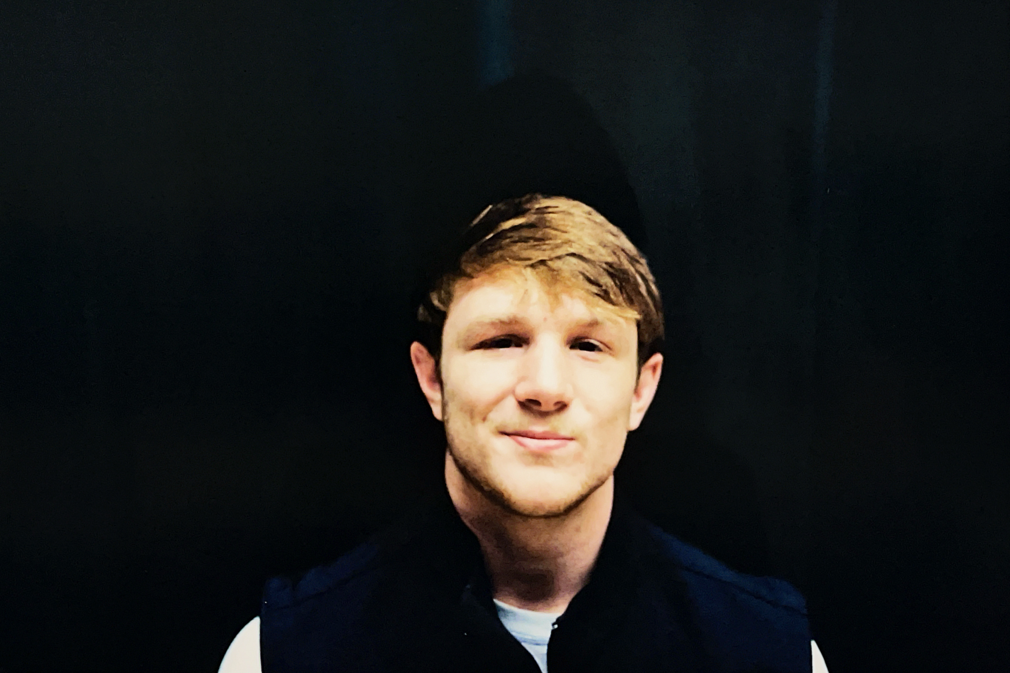 Kodiak in front of black background